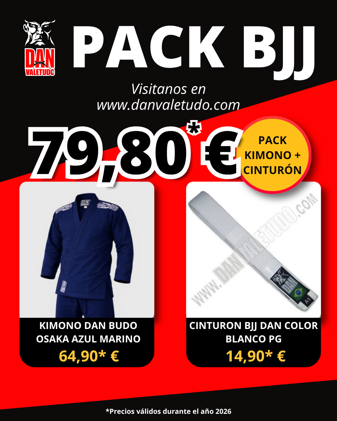 PACK DE KIMONO DAN BUDO OSAKA