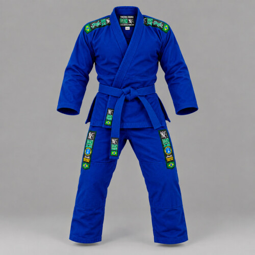 KIMONO DANvaletudo TREINA DURO AZUL