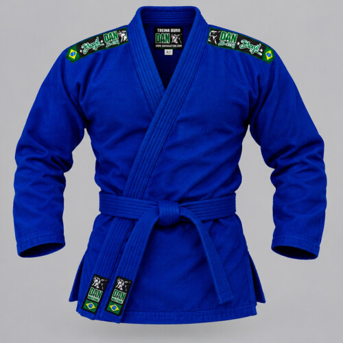 KIMONO DANvaletudo TREINA DURO AZUL