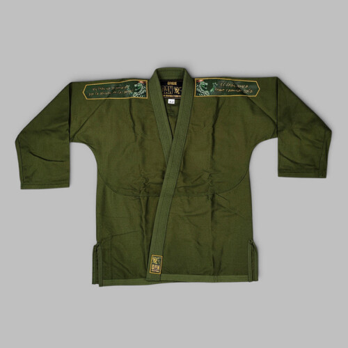KIMONO DANvaletudo EFIGIE VERDE CAQUI