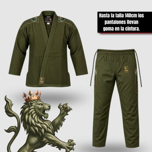 KIMONO DANvaletudo EFIGIE VERDE CAQUI