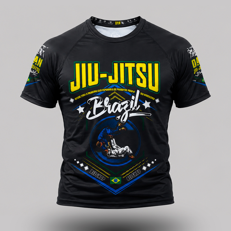 CAMISETA ELASTICA DANvaletudo TREINA DURO
